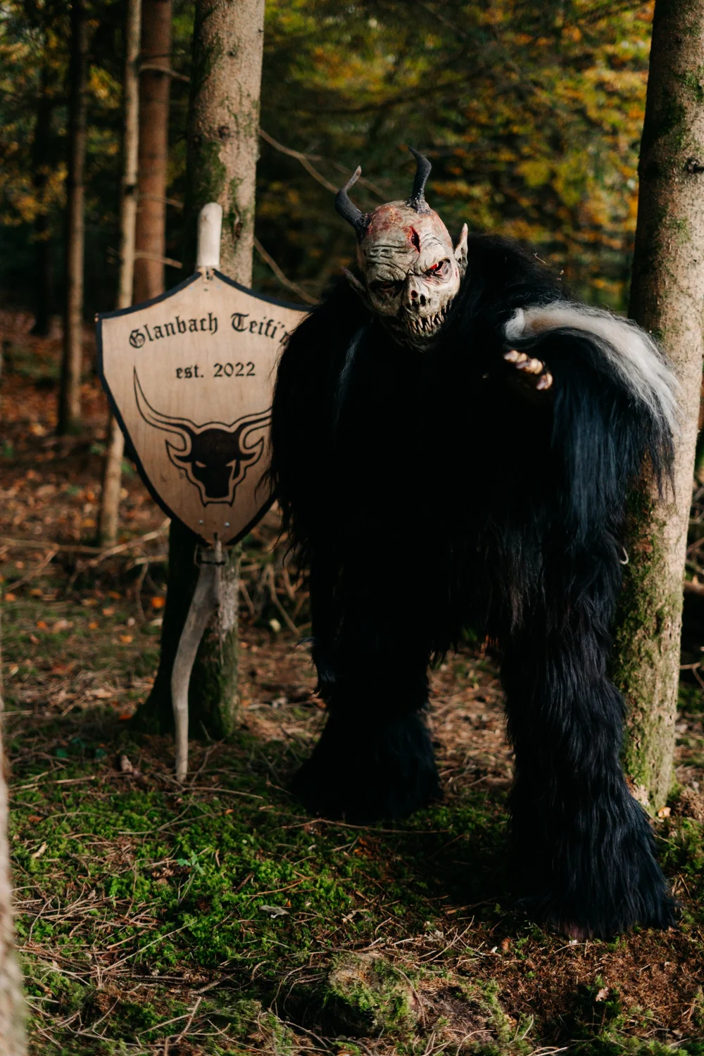 Dominik mit Maske